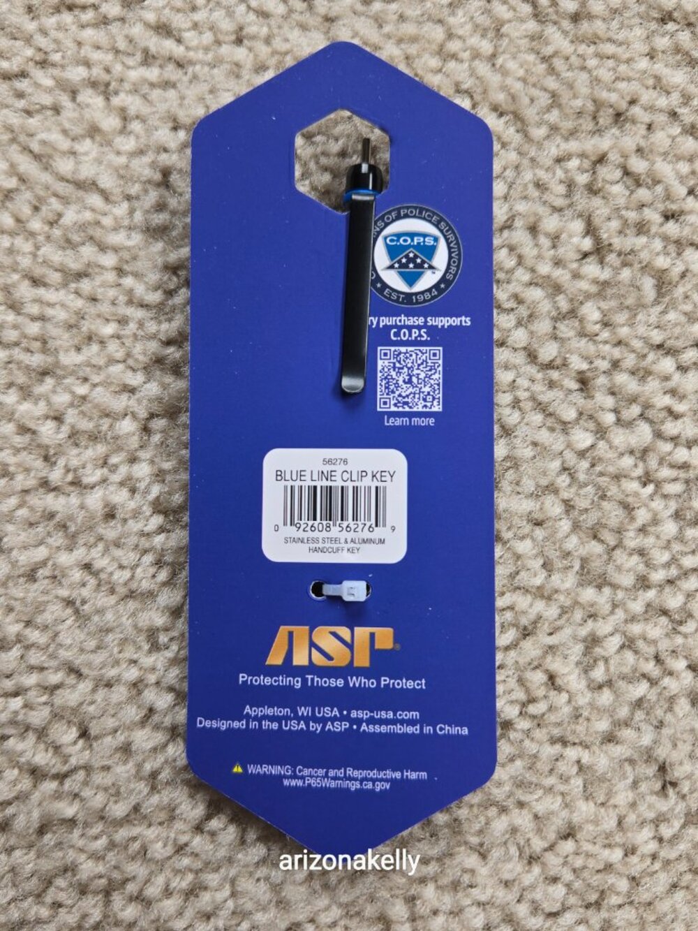 NEW ASP Cuff Clip Key - Picture 2 of 3